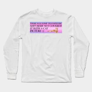 Lamp Post Sticker (3) Long Sleeve T-Shirt